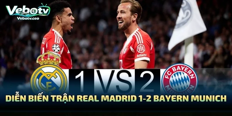Diễn Biến Trận Real Madrid 1-2 Bayern Munich