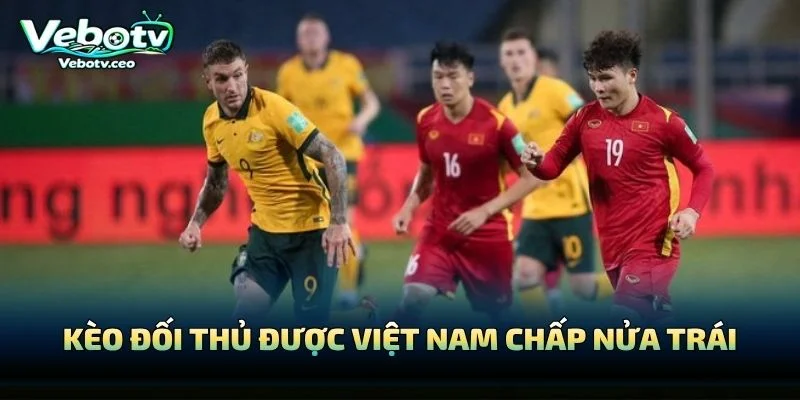 Kèo Đối Thủ Được Việt Nam Chấp Nửa Trái